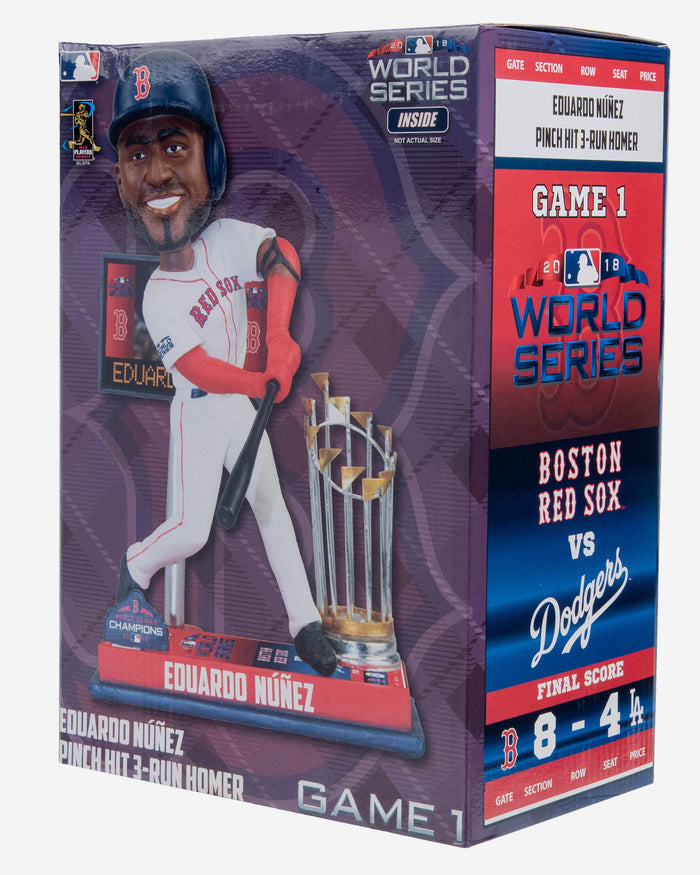 Eduardo Nunez Boston Red Sox World Series Special Moment Bobblehead FOCO - FOCO.com