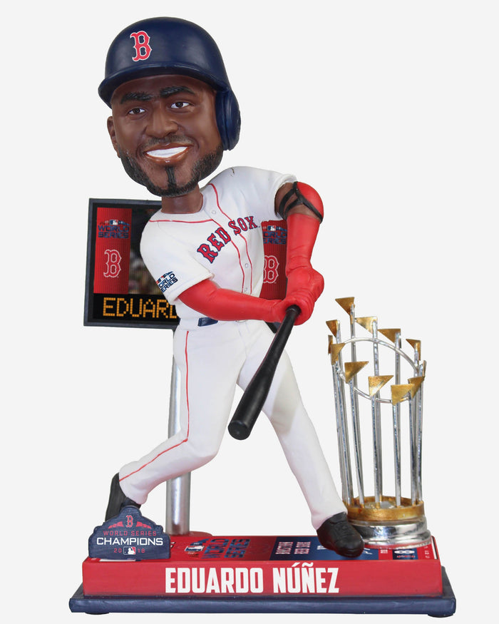 Eduardo Nunez Boston Red Sox World Series Special Moment Bobblehead FOCO - FOCO.com