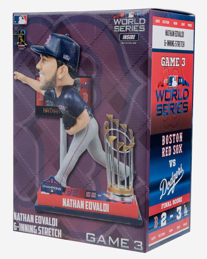 Nathan Eovaldi Boston Red Sox World Series Special Moment Bobblehead FOCO - FOCO.com