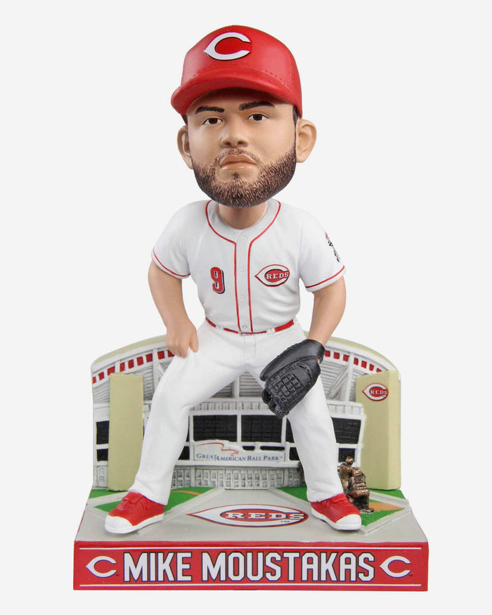 Mike Moustakas Cincinnati Reds Thematic Bobblehead FOCO - FOCO.com