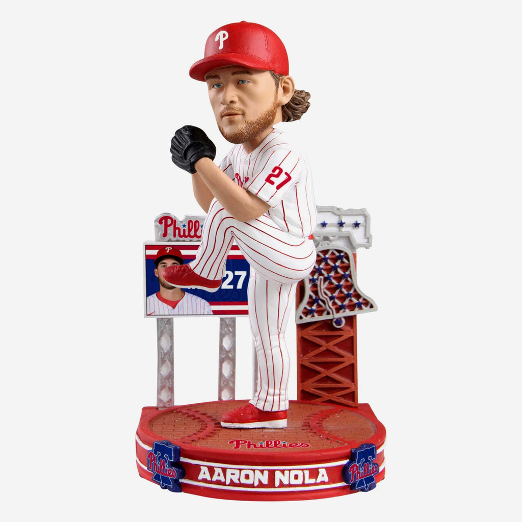Aaron Nola Philadelphia Phillies Light The Bell Bobblehead FOCO - FOCO.com
