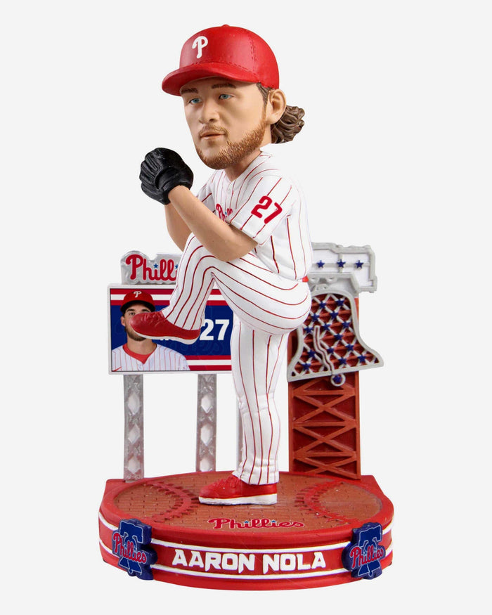 Aaron Nola Philadelphia Phillies Light The Bell Bobblehead FOCO - FOCO.com