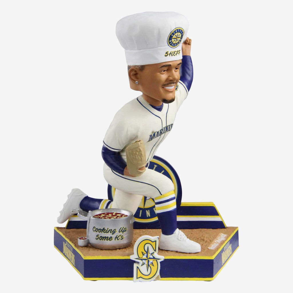 Justus Sheffield Seattle Mariners Sheffs Cooking Bobblehead FOCO - FOCO.com