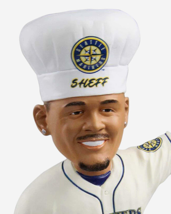 Justus Sheffield Seattle Mariners Sheffs Cooking Bobblehead FOCO - FOCO.com