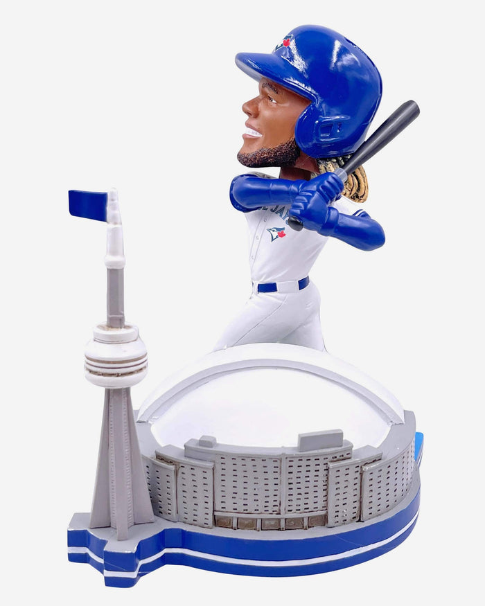 Vladimir Guerrero Jr Toronto Blue Jays Stadium Facade Bobblehead FOCO - FOCO.com