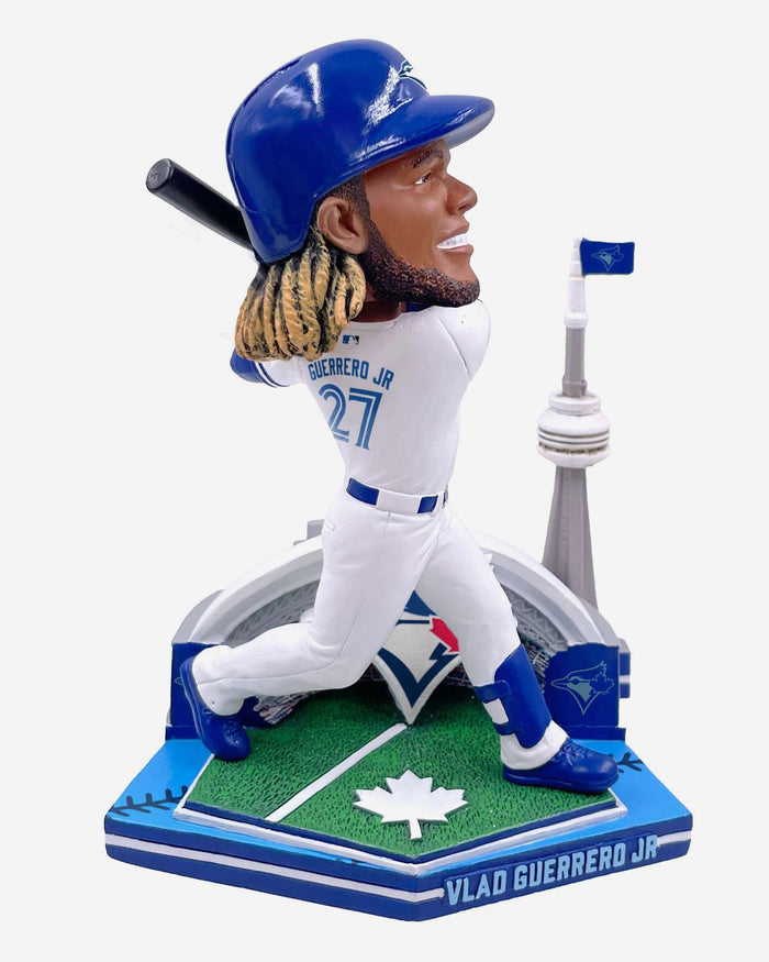 Vladimir Guerrero Jr Toronto Blue Jays Stadium Facade Bobblehead FOCO - FOCO.com