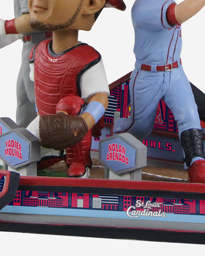 Nolan Arenado & Paul Goldschmidt & Yadier Molina St Louis Cardinals Triple Bobblehead FOCO - FOCO.com