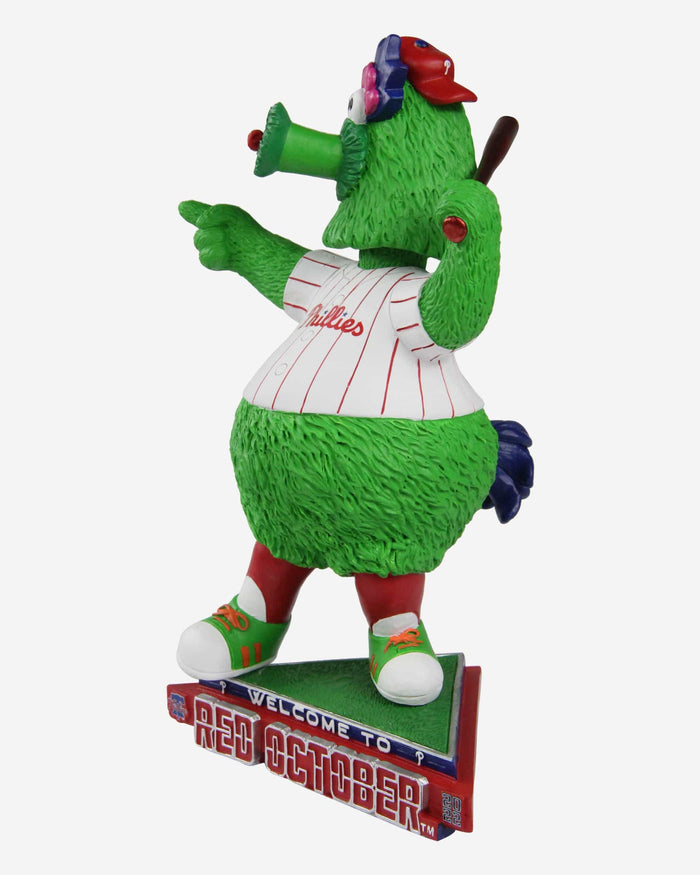 Phillie Phanatic Philadelphia Phillies Welcome To Red October Mascot Bobblehead FOCO - FOCO.com