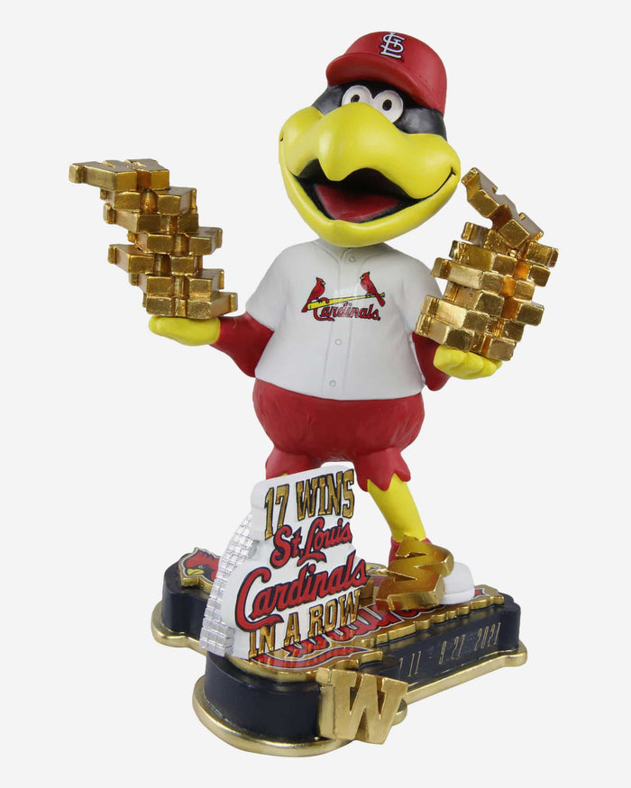 Fredbird St Louis Cardinals Mascot Win Streak Bobblehead FOCO - FOCO.com