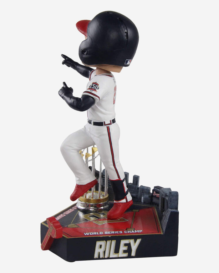 Austin Riley Atlanta Braves 2021 World Series Champions Moment Bobblehead FOCO - FOCO.com