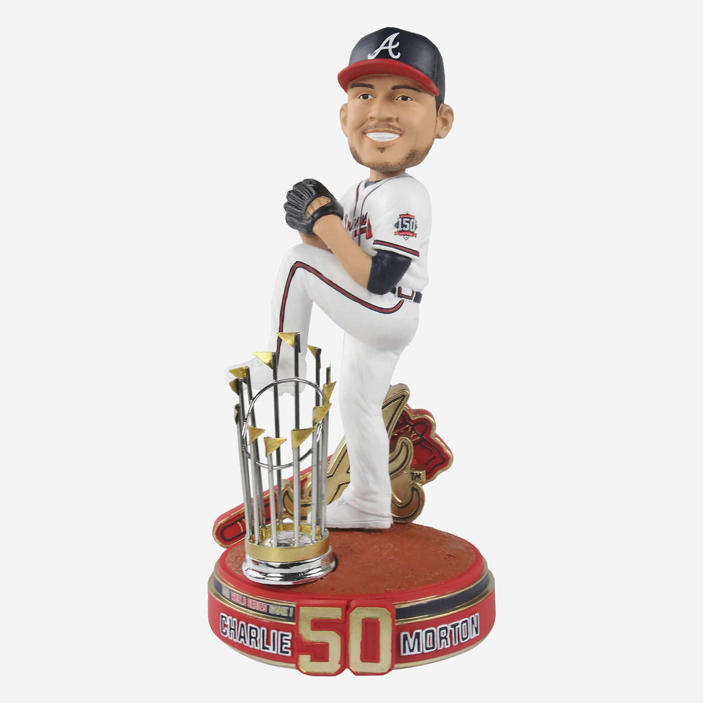 Charlie Morton Atlanta Braves 2021 World Series Champions Moment Bobblehead FOCO - FOCO.com