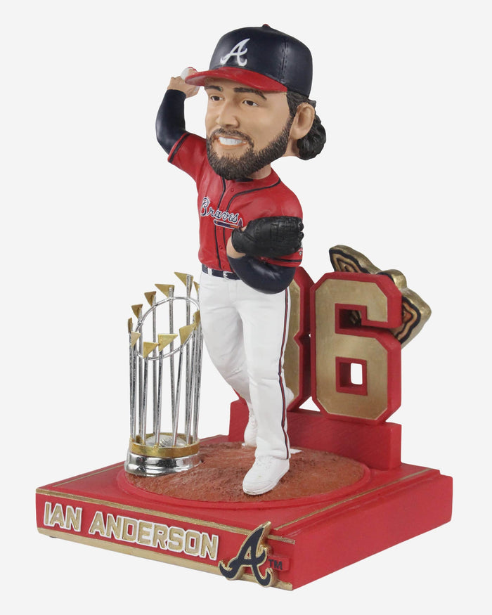 Ian Anderson Atlanta Braves 2021 World Series Champions Moment Bobblehead FOCO - FOCO.com