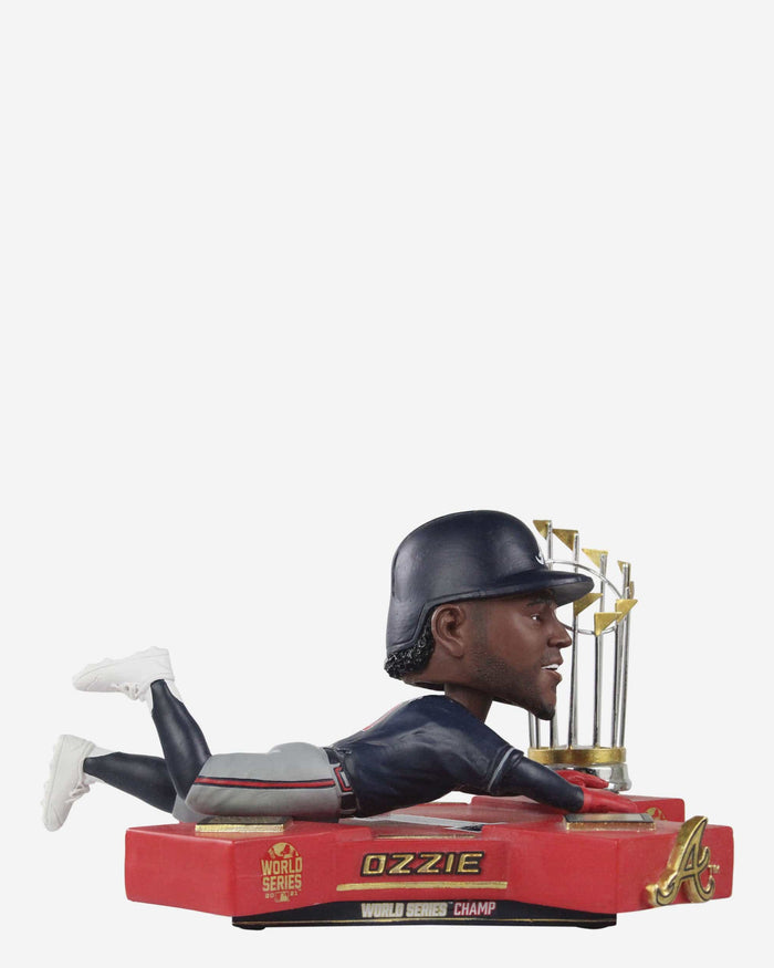 Ozzie Albies Atlanta Braves 2021 World Series Champions Moment Bobblehead FOCO - FOCO.com