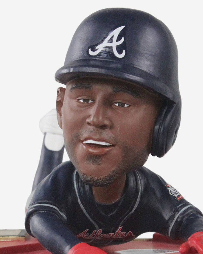 Ozzie Albies Atlanta Braves 2021 World Series Champions Moment Bobblehead FOCO - FOCO.com