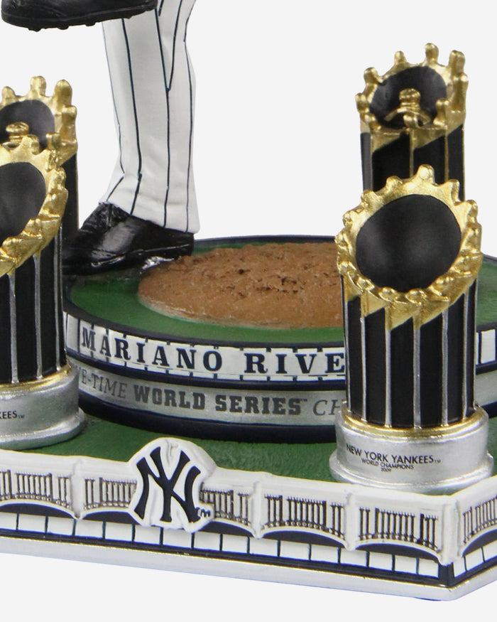 Mariano Rivera New York Yankees 5X World Series Champion Spinning Bobblehead FOCO - FOCO.com
