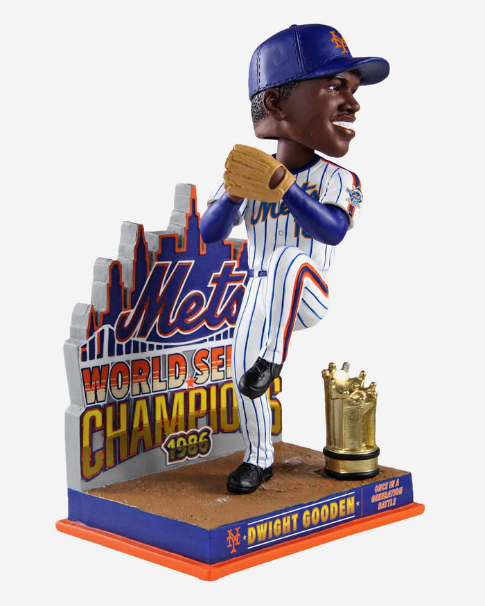 Dwight Gooden New York Mets 1986 World Series Champions Bobblehead FOCO - FOCO.com