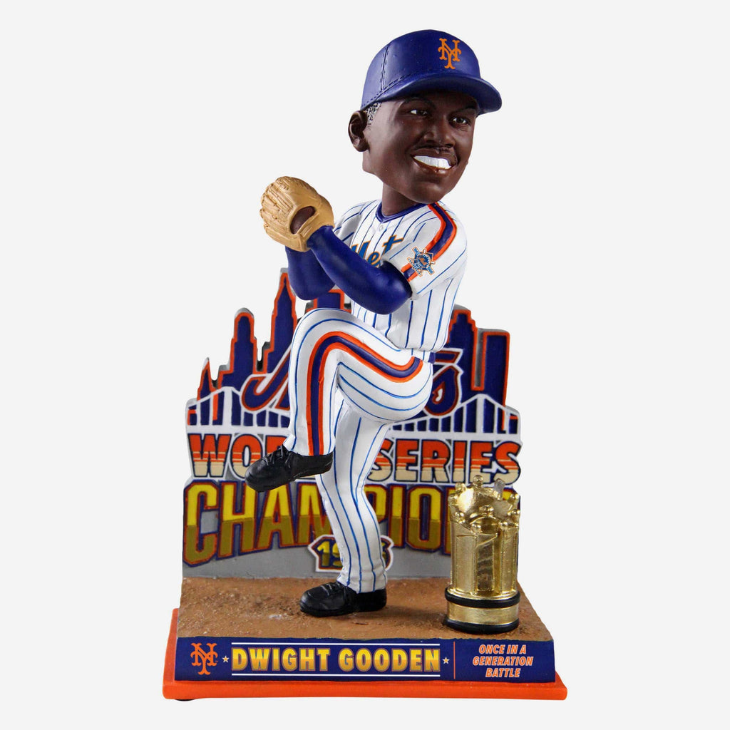 Dwight Gooden New York Mets 1986 World Series Champions Bobblehead FOCO - FOCO.com