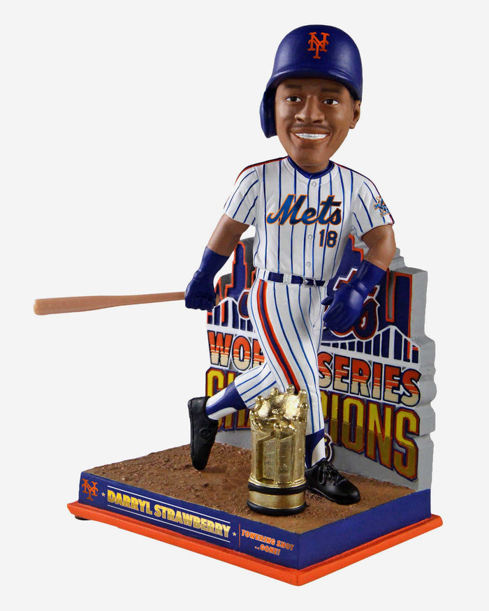 Darryl Strawberry New York Mets 1986 World Series Champions Bobblehead FOCO - FOCO.com