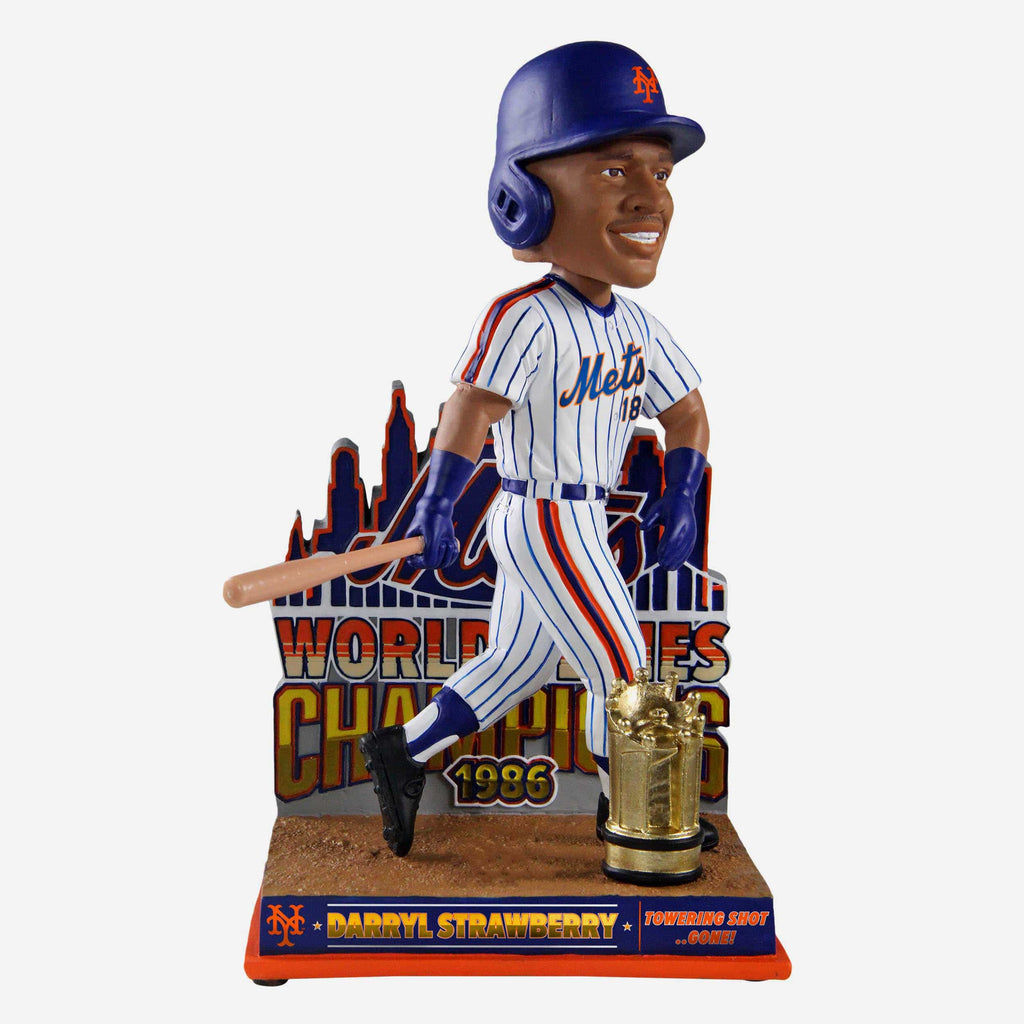 Darryl Strawberry New York Mets 1986 World Series Champions Bobblehead FOCO - FOCO.com