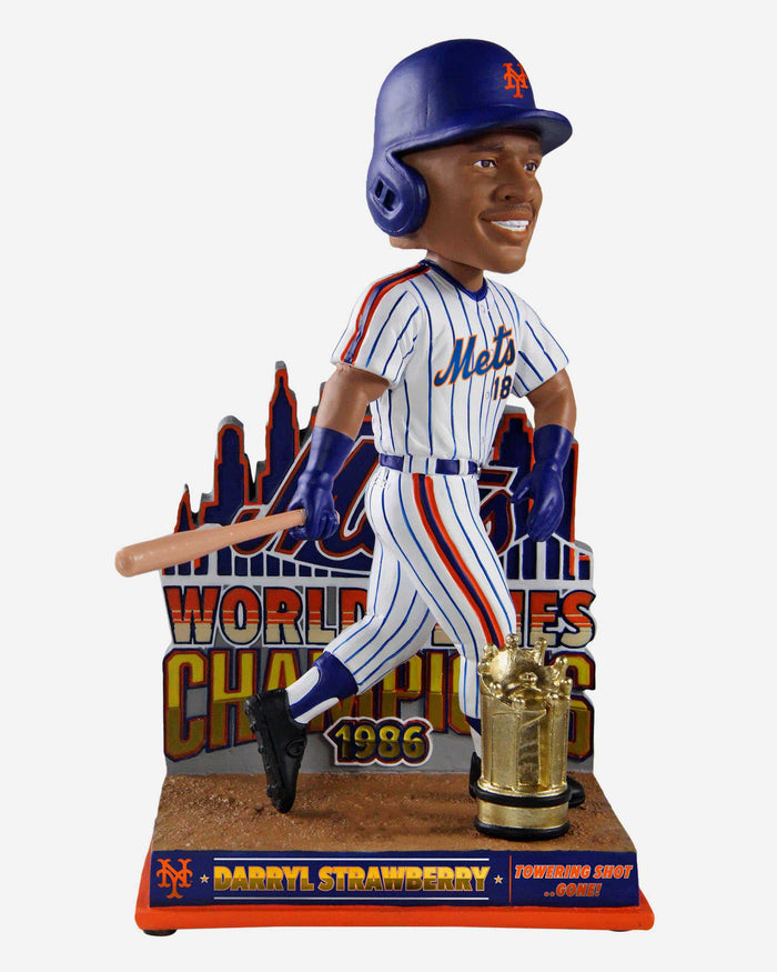 Darryl Strawberry New York Mets 1986 World Series Champions Bobblehead FOCO - FOCO.com