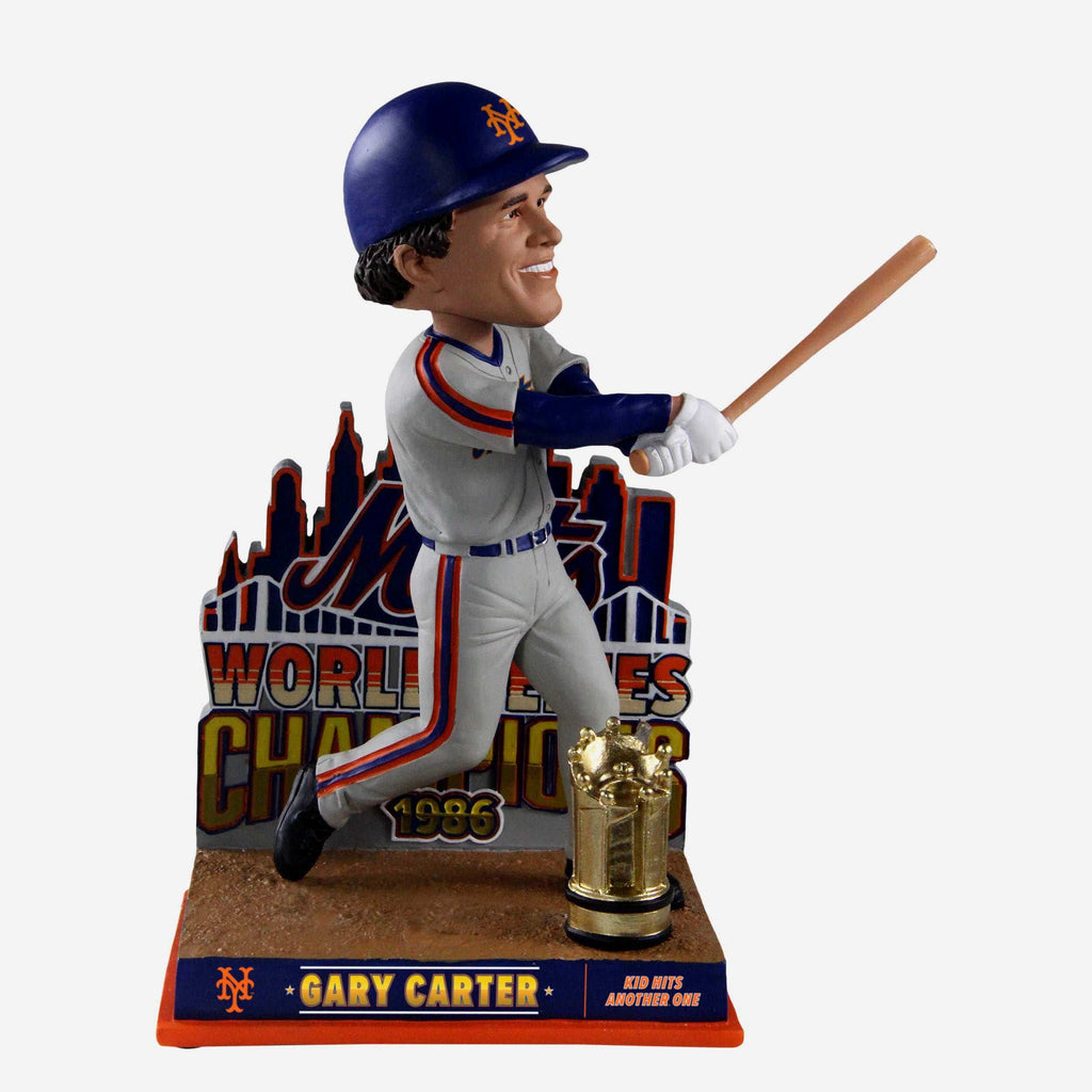 Gary Carter New York Mets 1986 World Series Champions Bobblehead FOCO - FOCO.com