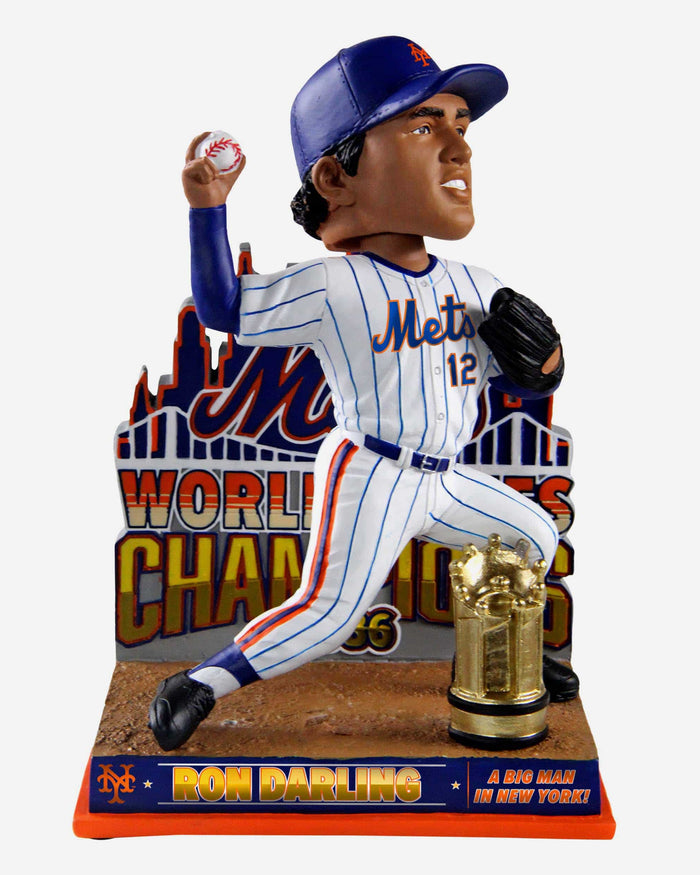 Ron Darling New York Mets 1986 World Series Champions Bobblehead FOCO - FOCO.com