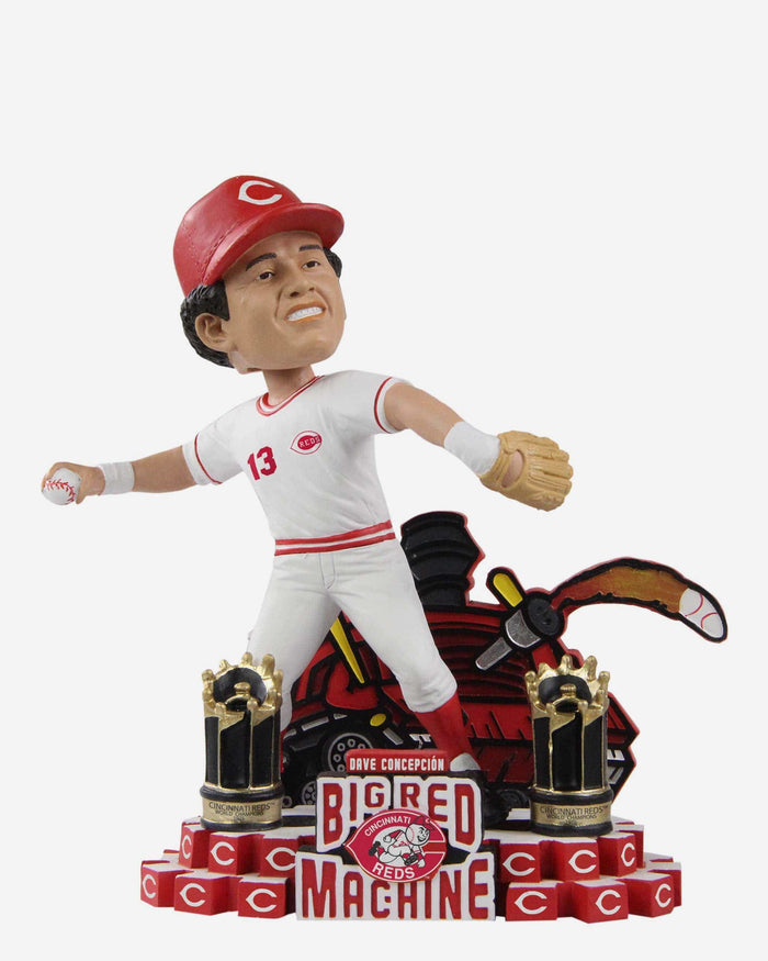 Dave Concepcion Cincinnati Reds 1976 World Series Champions Big Red Machine Bobblehead FOCO - FOCO.com