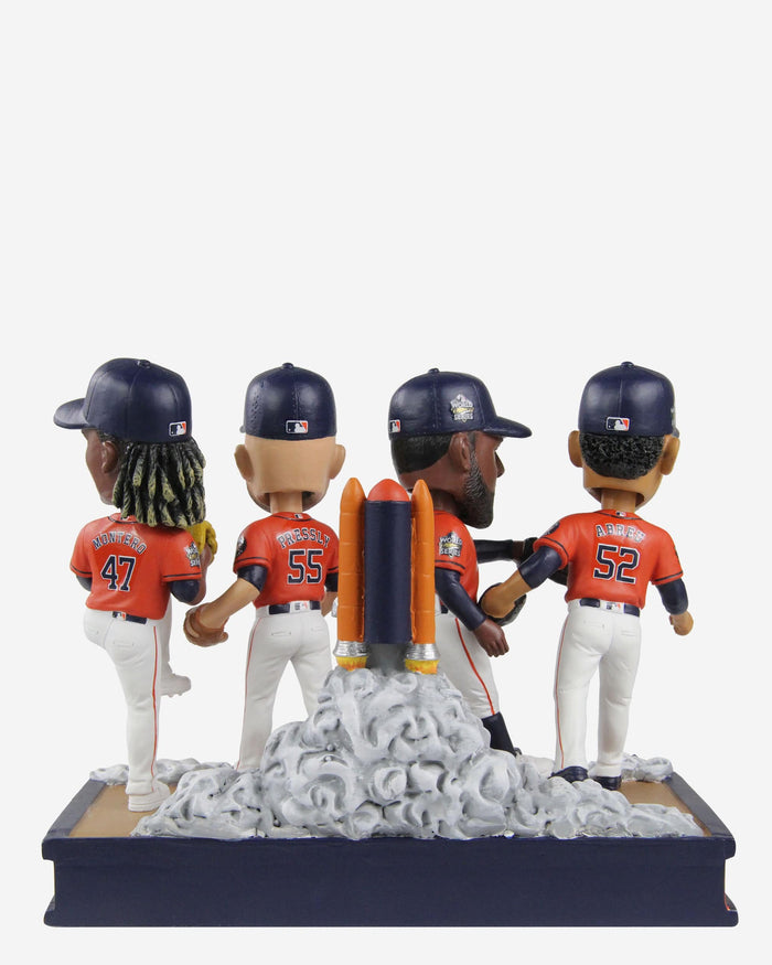 Houston Astros 2022 World Series Combined No Hitter Mini Bobblehead Scene FOCO - FOCO.com