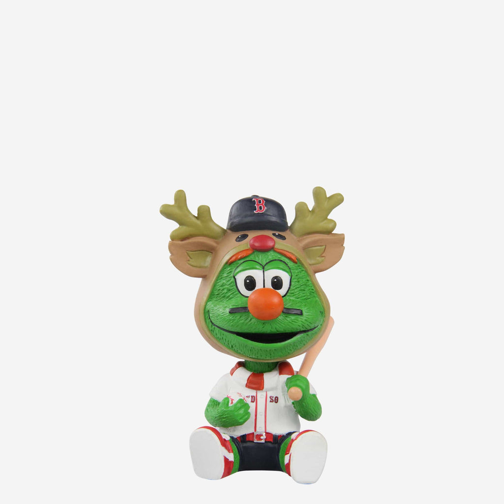 Wally The Green Monster Boston Red Sox Christmas Mascot Bobble Bro Mini Bobblehead FOCO - FOCO.com
