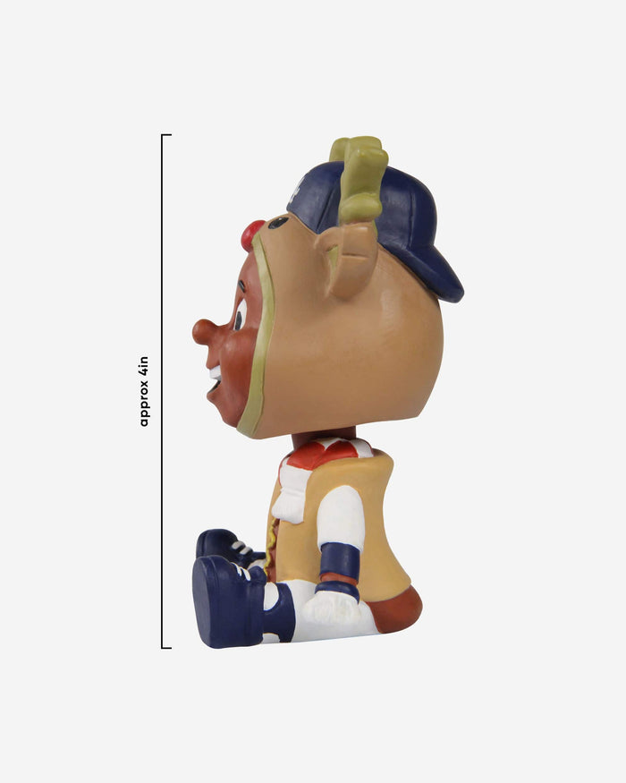 Dodger Dog Los Angeles Dodgers Christmas Mascot Bobble Bro Mini Bobblehead FOCO - FOCO.com
