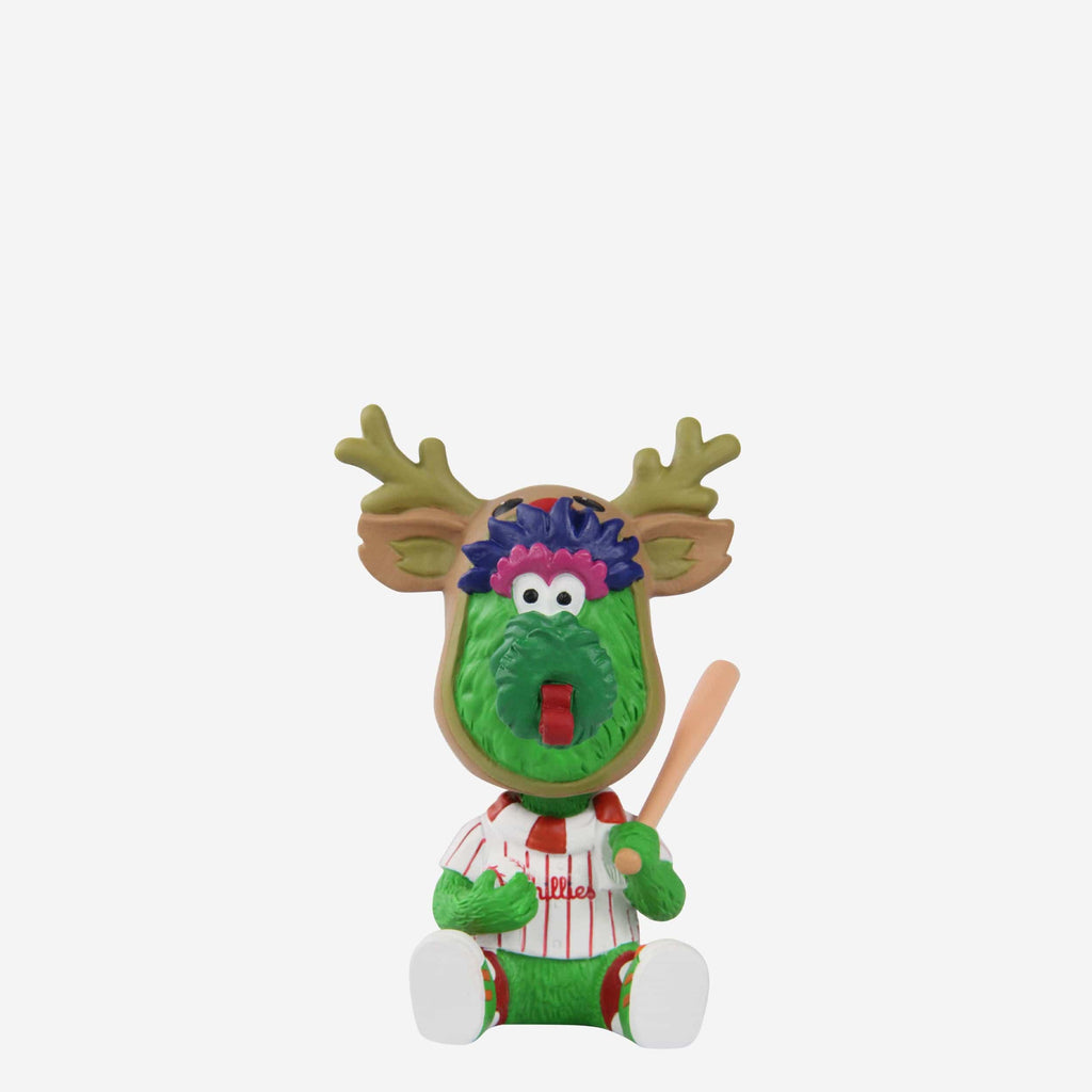 Phillie Phanatic Philadelphia Phillies Christmas Mascot Bobble Bro Mini Bobblehead FOCO - FOCO.com