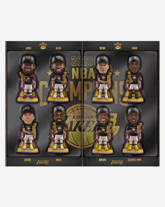 Los Angeles Lakers 2020 NBA Champions Commemorative Mini Bobblehead Set FOCO - FOCO.com