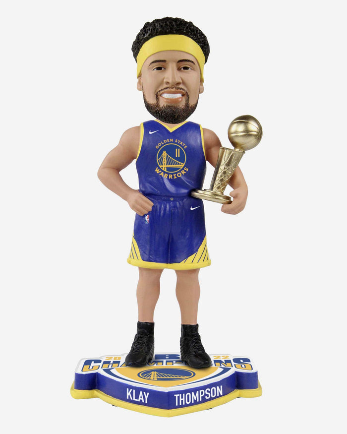 Klay Thompson Golden State Warriors 2022 NBA Champions Bobblehead FOCO - FOCO.com