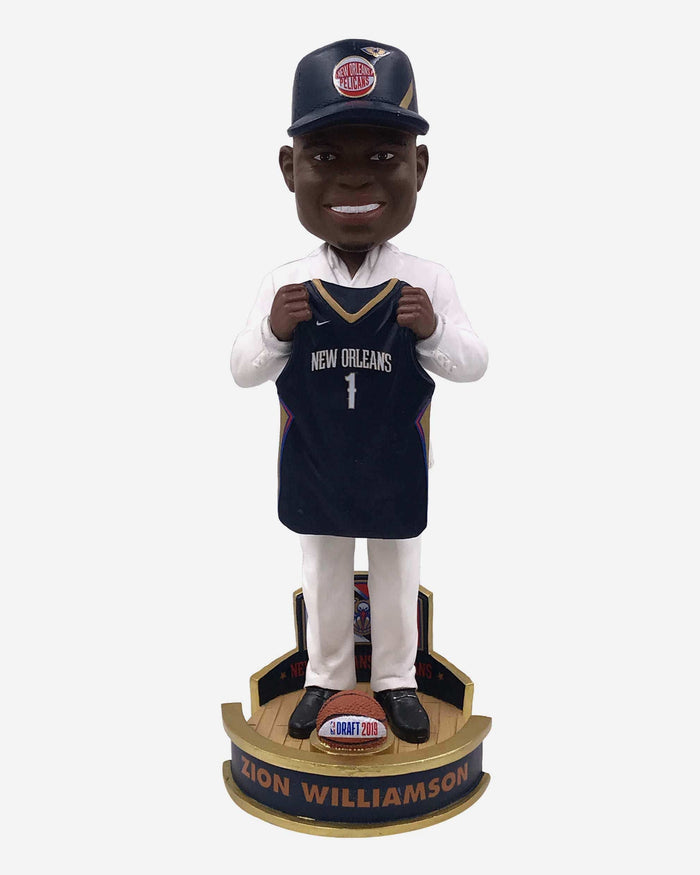 Zion Williamson New Orleans Pelicans 2019 NBA Draft Pick #1 Bobblehead FOCO - FOCO.com