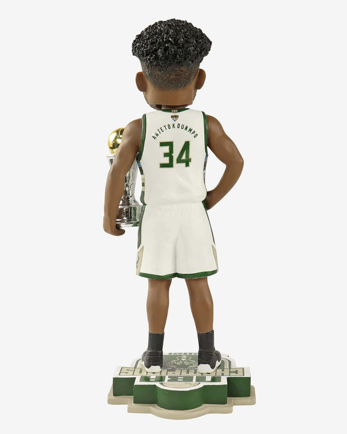 Giannis Antetokounmpo Milwaukee Bucks 2021 NBA Champions MVP Bobblehead FOCO - FOCO.com