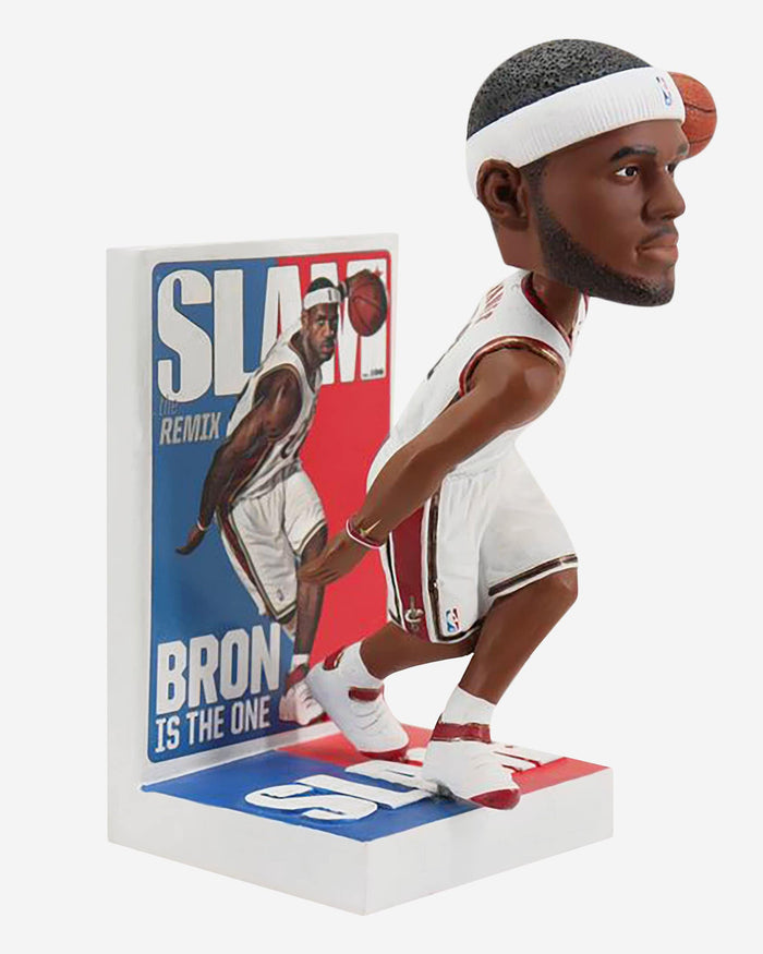 LeBron James Cleveland Cavaliers Retro Jersey Slam Magazine Cover Bobblehead FOCO - FOCO.com