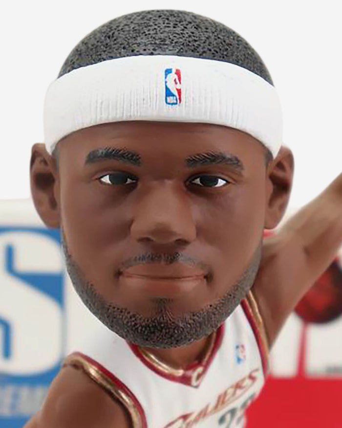 LeBron James Cleveland Cavaliers Retro Jersey Slam Magazine Cover Bobblehead FOCO - FOCO.com