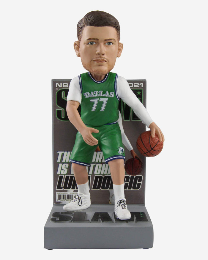 Luka Doncic Dallas Mavericks Retro Jersey Slam Magazine Cover Bobblehead FOCO - FOCO.com