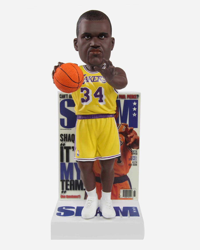 Shaquille O'Neal Los Angeles Lakers Slam Magazine Cover Bobblehead FOCO - FOCO.com