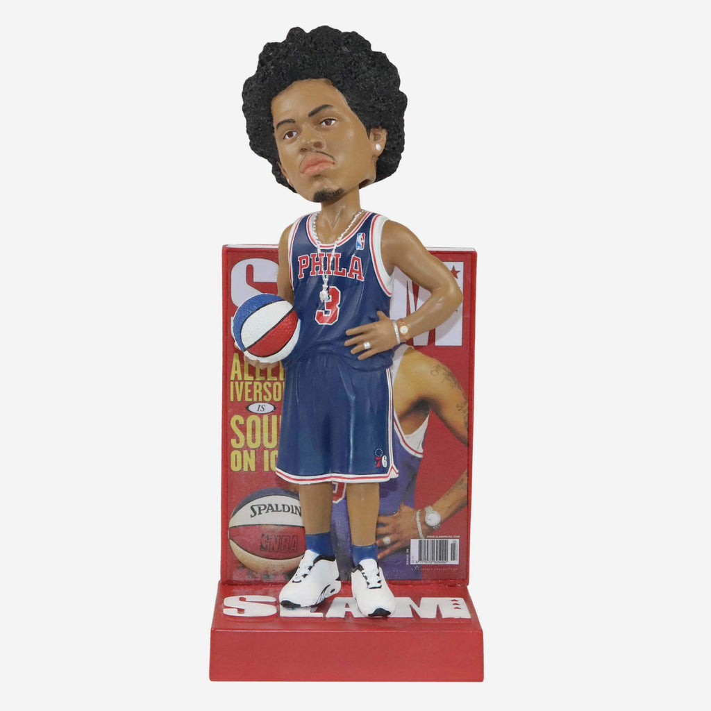 Allen Iverson Philadelphia 76ers Slam Magazine Cover Bobblehead FOCO - FOCO.com