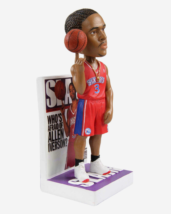 Allen Iverson Philadelphia 76ers Red Jersey Slam Magazine Cover Bobblehead FOCO - FOCO.com