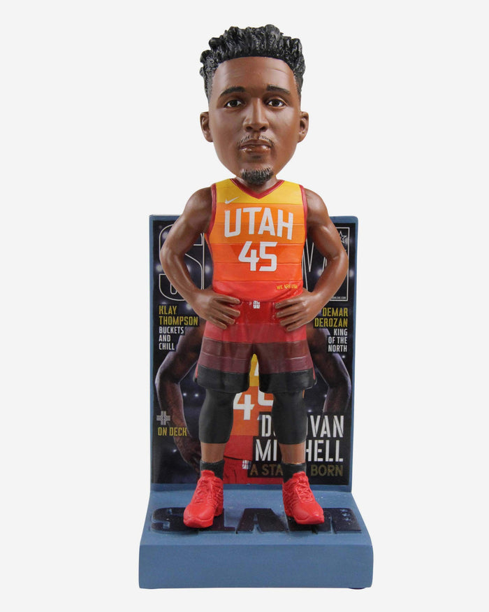 Donovan Mitchell Utah Jazz Slam Magazine Cover Bobblehead FOCO - FOCO.com