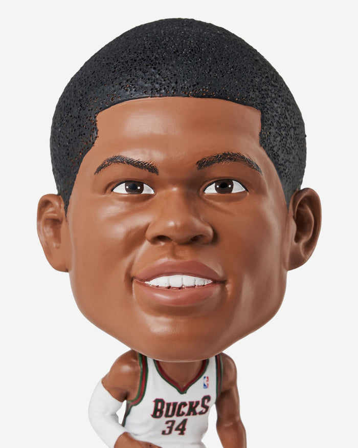 Giannis Antetokounmpo Milwaukee Bucks Retro Bighead Bobblehead FOCO - FOCO.com