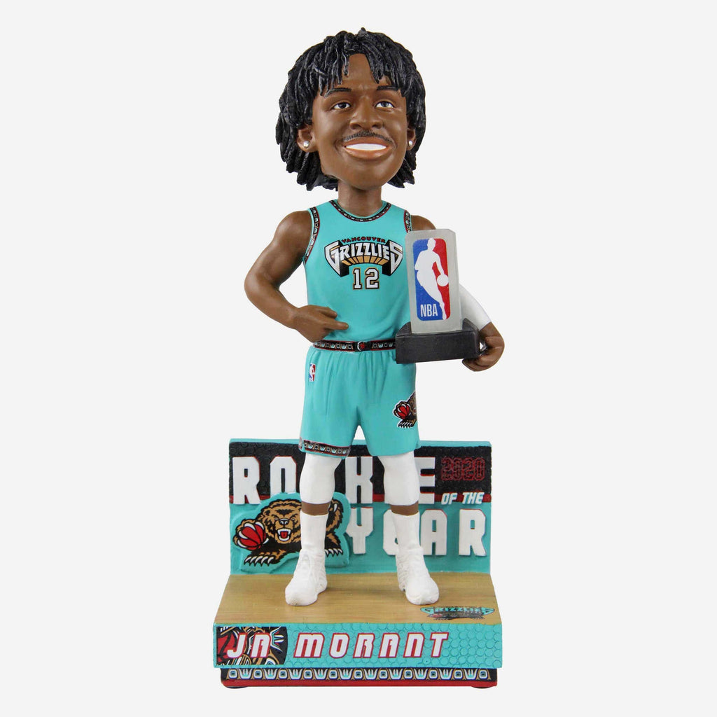 Ja Morant Memphis Grizzlies 2020 Rookie Of The Year Bobblehead FOCO - FOCO.com