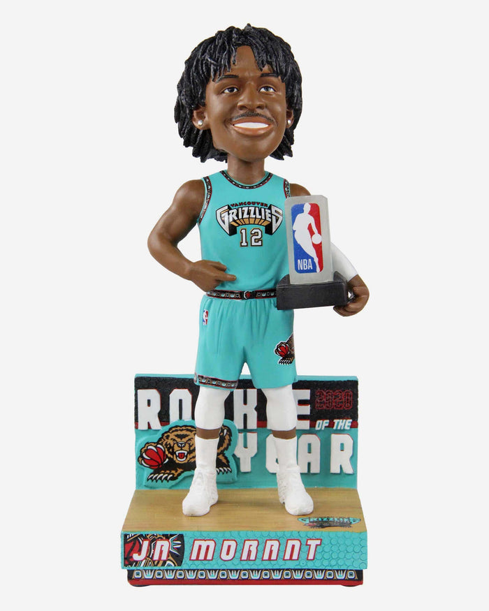 Ja Morant Memphis Grizzlies 2020 Rookie Of The Year Bobblehead FOCO - FOCO.com