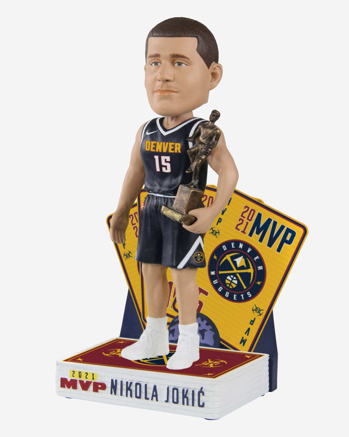 Nikola Jokic Denver Nuggets 2021 NBA MVP Bobblehead FOCO - FOCO.com