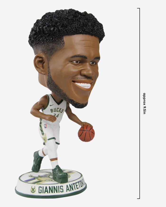 Giannis Antetokounmpo Milwaukee Bucks Bighead Bobblehead FOCO - FOCO.com