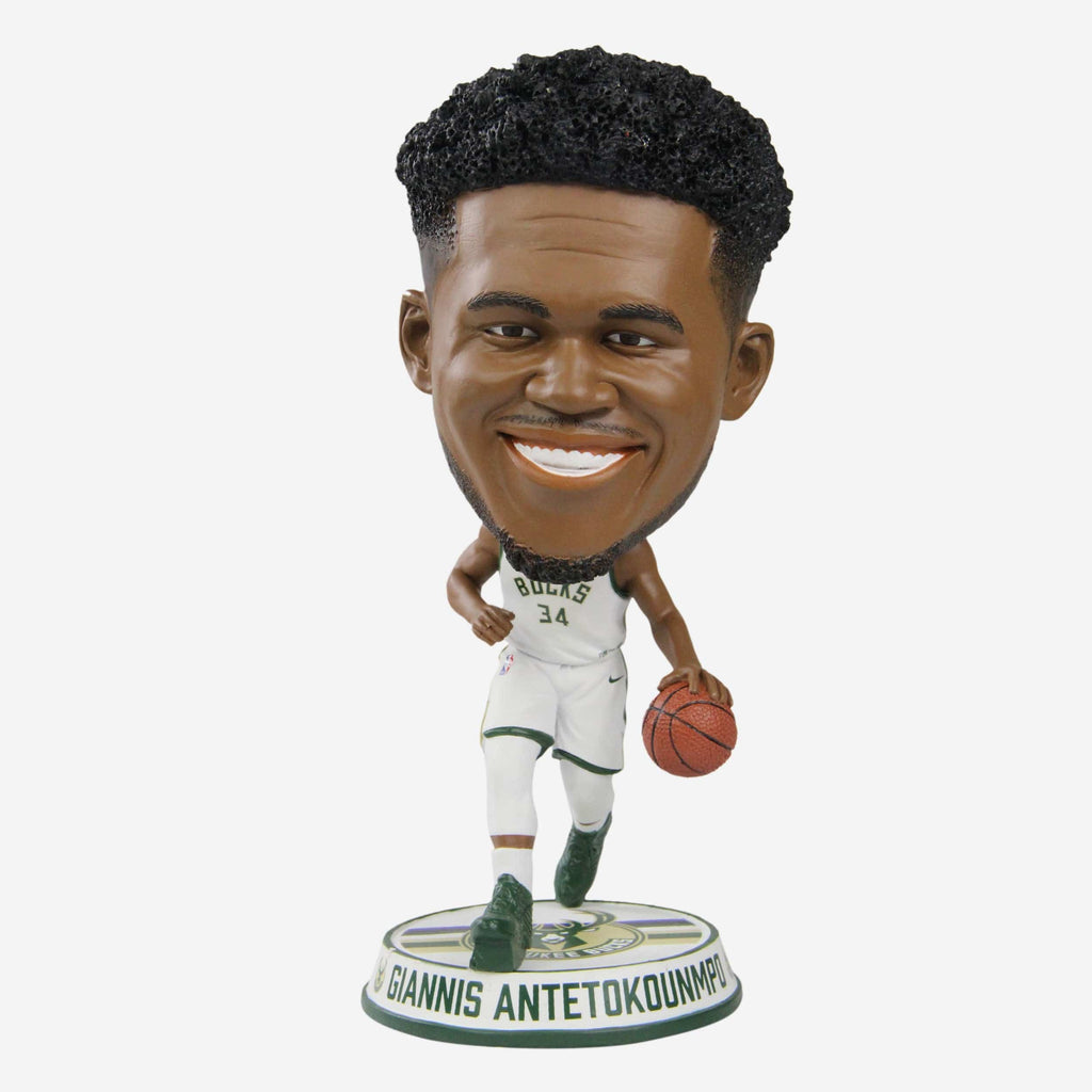 Giannis Antetokounmpo Milwaukee Bucks Bighead Bobblehead FOCO - FOCO.com