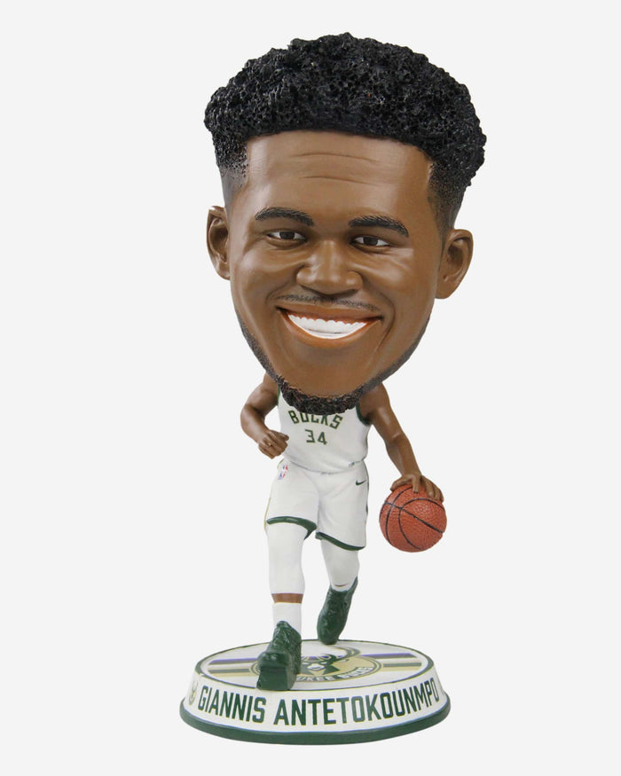 Giannis Antetokounmpo Milwaukee Bucks Bighead Bobblehead FOCO - FOCO.com