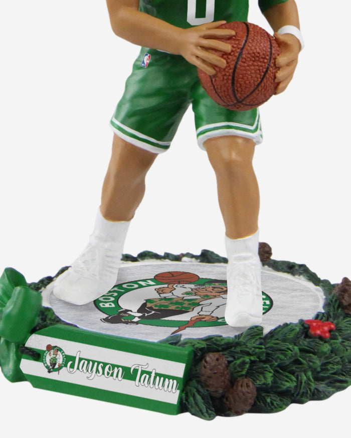 Jayson Tatum Boston Celtics Holiday Wreath Bighead Bobblehead FOCO - FOCO.com